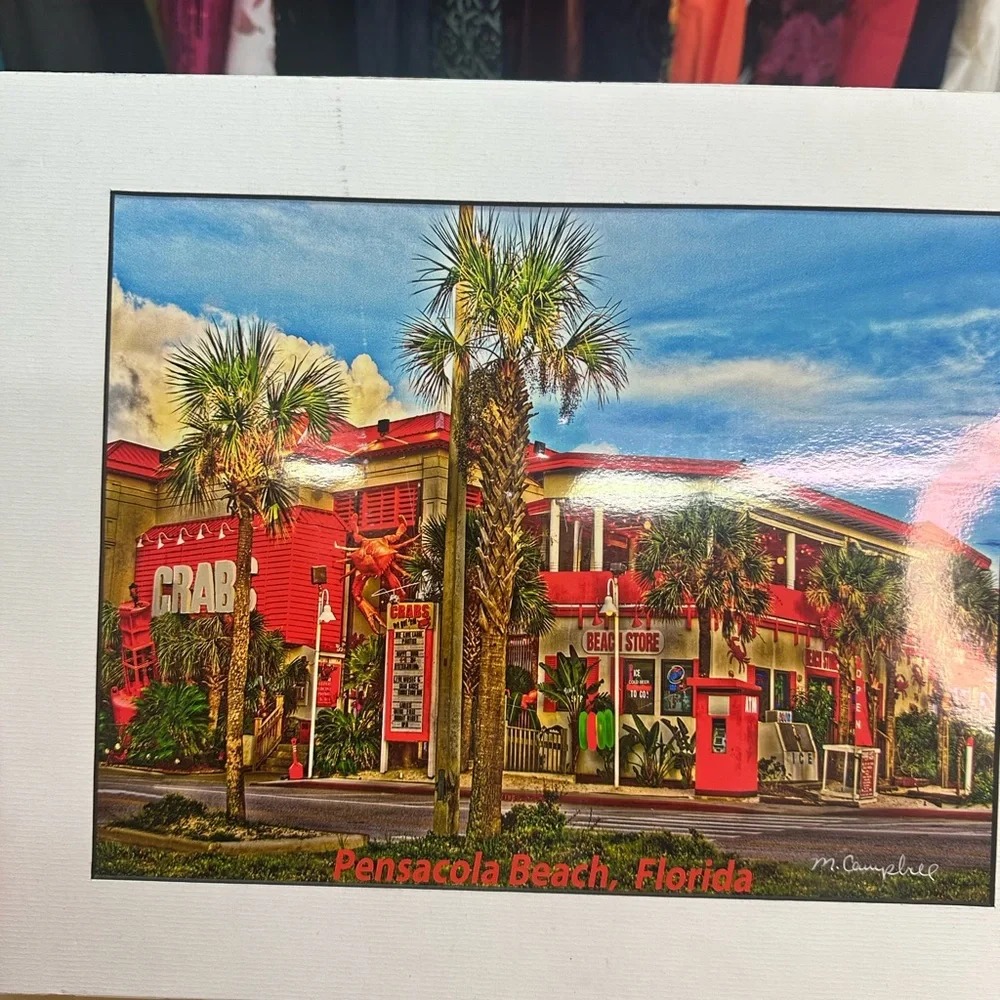 Pensacola Florida Photograph Print by M. Campbell 8x10
